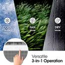 Air Conditioner 6,000 BTU 115-Volt Window Air Conditioner Cools 250 sq. ft with Remote in White