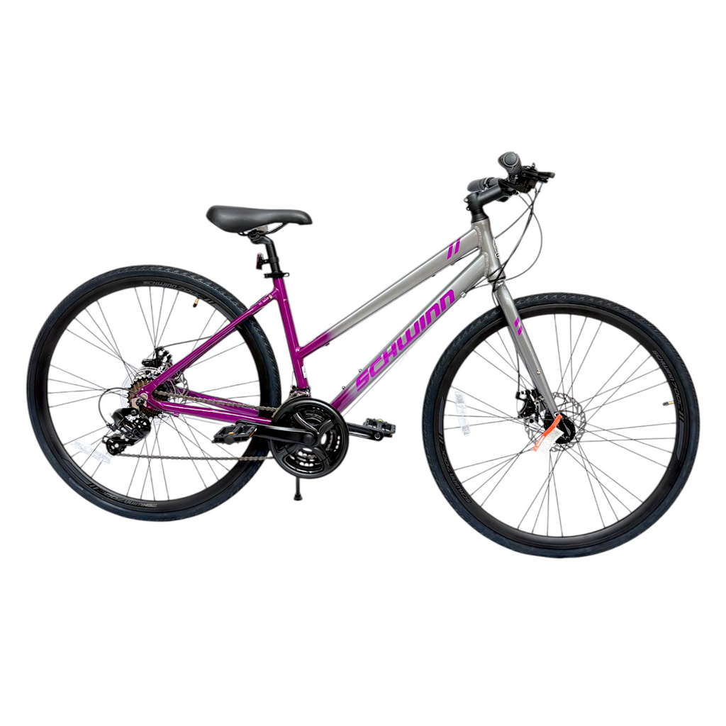 Schwinn Womens Hybrid Mountain Bike Hybrid Bike Schwinn Purple