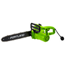 Electric Chainsaw 14 Inches 5340 RPM Speed Handheld 9 Amp Electric Wood Cutter Chainsaw, Green