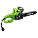 Electric Chainsaw 14 Inches 5340 RPM Speed Handheld 9 Amp Electric Wood Cutter Chainsaw, Green