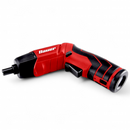 NEW 4V Cordless 1/4 in. Screwdriver with Integrated Flashlight Kit with 4 Insert Bits and Wall Charger