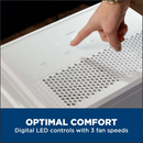 GE® 50 Pint Portable Dehumidifier with Smart Dry for Wet Spaces