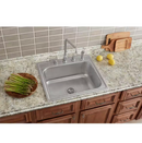 Elkay Pergola 25 in. Drop-in Single Bowl 20-Gauge Stainless Steel Kitchen Sink Only
