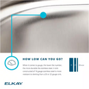 Elkay Pergola 25 in. Drop-in Single Bowl 20-Gauge Stainless Steel Kitchen Sink Only