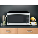 GE 2.0 cu. ft. 1200-Watt Countertop Microwave in Black Stainless Steel