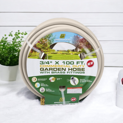 Maximize Efficiency with the All Weather 3/4" x 100 Feet Heavy Duty Commercial Garden Hose - Your Ultimate Watering Solution!