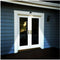 BUNKER HILL 115 Lumen Wall Mount Light, Solar Power Waterproof Wireless Outdoor Light, Black