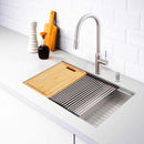 Glacier Bay 27 in. Undermount Single Bowl Stainless Steel Kitchen Sink