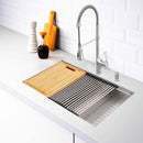 Glacier Bay 27 in. Undermount Single Bowl Stainless Steel Kitchen Sink