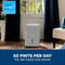 GE 50-Pint Dehumidifier with Built-in Pump for Basement, Garage or Wet Rooms up to 4500 sq. ft. in Grey, ENERGY STAR