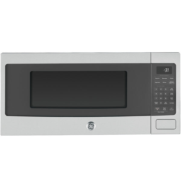 GE Profile 1.1 cu. ft. 800-Watt Countertop Microwave in Stainless Steel