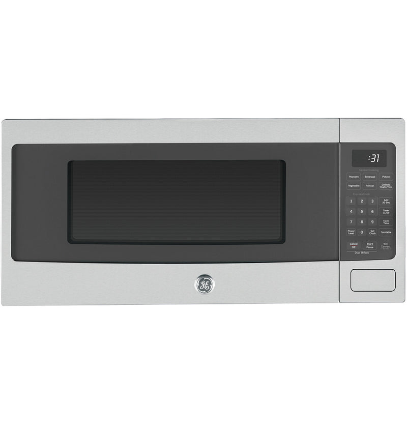 GE Profile 1.1 cu. ft. 800-Watt Countertop Microwave in Stainless Steel
