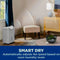 GE 50-Pint Dehumidifier with Built-in Pump for Basement, Garage or Wet Rooms up to 4500 sq. ft. in Grey, ENERGY STAR