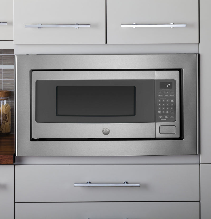 GE Profile 1.1 cu. ft. 800-Watt Countertop Microwave in Stainless Steel