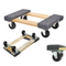 Moving Dolly 18 x 12 in Hardwood Swivel Casters Mover, 1000 lbs Capacity Furniture Dolly.