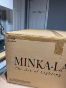 Minka Lavery 2179-84 Camrin Chandelier, 9-Light, 540 Total Watts, 31-in H x 26.88-in W, Brushed Nickel