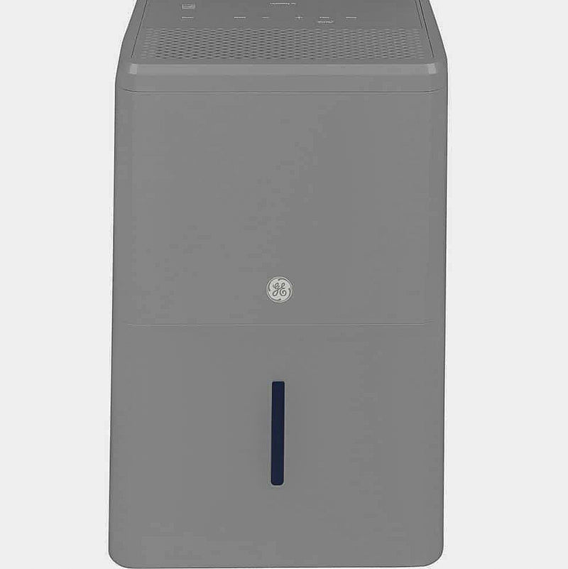 GE 50-Pint Dehumidifier with Built-in Pump for Basement, Garage or Wet Rooms up to 4500 sq. ft. in Grey, ENERGY STAR