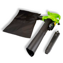 3-in-1 electric leaf blower vacuum mulcher with collection bag