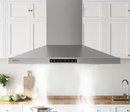 30 Inch Island Range Hood Installed in Modern Kitchen