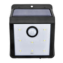 BUNKER HILL 115 Lumen Wall Mount Light, Solar Power Waterproof Wireless Outdoor Light, Black
