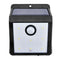 BUNKER HILL 115 Lumen Wall Mount Light, Solar Power Waterproof Wireless Outdoor Light, Black