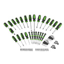 PITTSBURGH 70-Piece Screwdriver Set with Comfort-Grip Handles, Magnetic Tips & Storage Rack – Chrome Vanadium Tools for Home, DIY & Professional Use