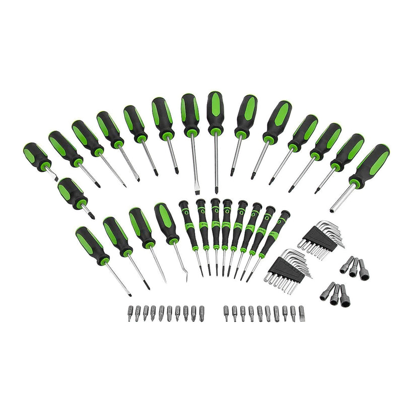 PITTSBURGH 70-Piece Screwdriver Set with Comfort-Grip Handles, Magnetic Tips & Storage Rack – Chrome Vanadium Tools for Home, DIY & Professional Use