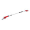 Bauer 20V Cordless Pole Saw, 8 inch Bar, 9 feet Reach, Lithium-Ion Battery, Red (Tool-Only)