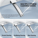 Bidet Toilet Seat, Electric Bidet with Heated Toilet Seat, Instant Warm Water & Air Drying, Temperature Adjustable, Side Panel Control, Display Screen, Night Light, Elongated