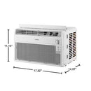 Vissani 5,000 BTU 115-Volt Window Air Conditioner for 150 sq. ft Rooms in White. (Local Pickup Only)