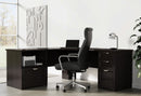 Realspace Magellan Performance 71"W L-Shaped Corner Desk, Espresso.