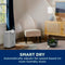 GE 50-Pints for Wet Rooms Up To 4500 sq. ft. Residential Dehumidifier with Bucket in Gray Wi-Fi, ENERGY STAR