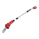 BAUER 20V cordless pole saw side view left to right angle tree trimming tool