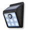 BUNKER HILL 115 Lumen Wall Mount Light, Solar Power Waterproof Wireless Outdoor Light, Black