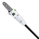 Electric Tree Pruner with 9.5-Inch Bar and Easy Chain Adjustment - Detail View (Blade + Guard Close-Up)