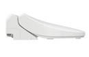Electronic bidet toilet seat with remote control for enhanced comfort - Side Profile