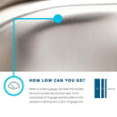 Elkay drop in stainless steel kitchen sink 
