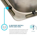Elkay stainless steel drop in sink with 20 gauge construction and sound pads