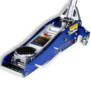 Floor jack wheels and base structure showing stable automotive lifting support design