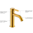 Glacier Bay Ryden faucet dimensions diagram