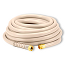 Heavy Duty 3/4 x 50 ft Garden Hose coiled view showing durable PVC construction