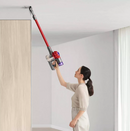 Dyson V8 Origin Cordless Stick Vacuum 10" Cleaning Red: Multi-Surface, Cyclonic Action, Bagless, 40 Min Run Time, Lithium Ion Battery