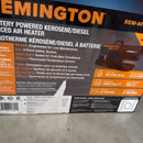 Remington 80,000 BTU Battery Operated Kerosene/Diesel Forced Air Space Heater with Thermostat - Battery Not Included