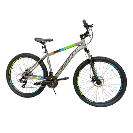 Schwinn Men's Pass 27.5 Inches Mountain Bicycle, Aluminum Frame - Matte Gray