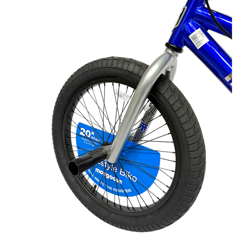 Mongoose Index 2.0 20 Inches Freestyle Bicycle For Teen Ages - Blue