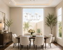 Minka Lavery Ryton 8 -Light Matte White Steel Chandelier