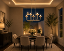 Minka Lavery Ryton 8 -Light Matte White Steel Chandelier