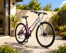 Schwinn Women's Circuit 700C/28 Inches Hybrid Bicycle, Aluminum Frame - Gray/Purple