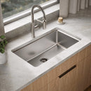 Installed KOHLER Provo stainless steel kitchen sink