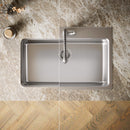 KOHLER 33 inch stainless steel kitchen sink top view